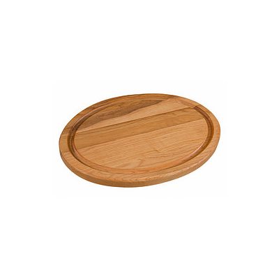 Steak Plate, Wood, Oval, 9 x 13"