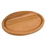 Steak Plate, Wood, Oval, 9 x 13"