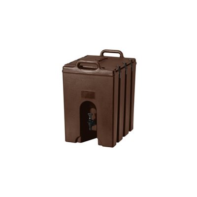 Beverage Dispenser, Insulated, 10 Gal (37.9 L), Brown