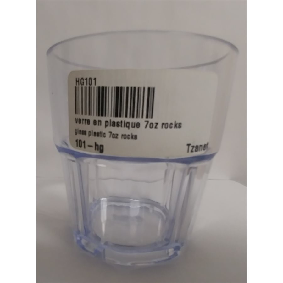 Glass (Rocks), Plastic, 7 Oz / 207 ML