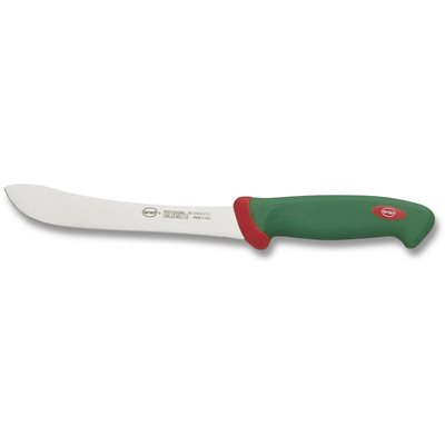 Knife, Utility, Curved, Stainless Steel, Antislip Grip, 7"