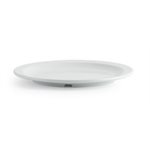 Melamine Dinner Plate, 10", Round, White