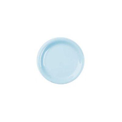 Melamine Round Plate, 8", Blue