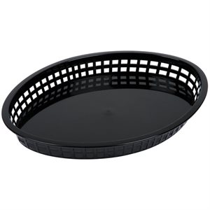 Panier Plat Jumbo Noir