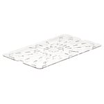 Cambro Camwear 10CWD135 Transparent, Polycarbonate, Égouttoir De Fond (Pleine Grandeur)