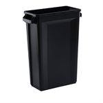 SVELTE® BLACK SLIM RECTANGULAR CONTAINER 87L (23Gal)