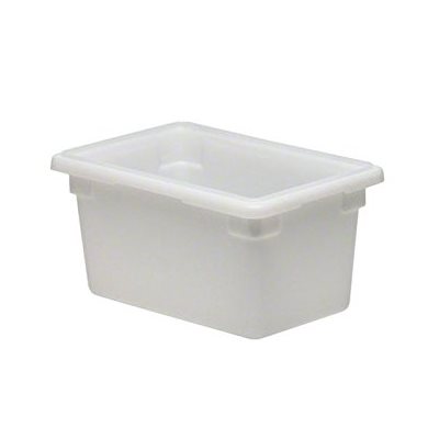 Cambro 12189P148 Food Storage Box - 12" x 18" x 9", White