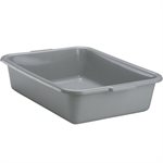 20" X 15" X 5" GRAY HIGH DENSITY POLYETHYLENE BUS TUB