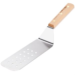 Turner (Perforated), Steel Blade, Beechwood Handle, 8 X 3"