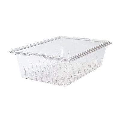 Cambro 1826CLRCW135 Food Storage Colander - 18" x 26" x 5", Clear