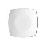 Plate, Square Shaped, 9", "Evolution Continental"