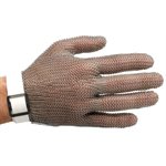 Protective Glove (Butcher), Chain Mail, Small, White Strap