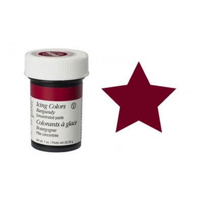 Glaçage Décoratif, Bordeaux, 2.83g / 1 Oz