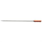 Skewer, Barbecue, Stainless Steel/Wood Handle, 25.75"