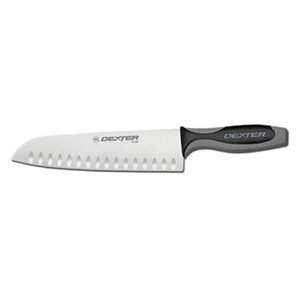 Chef Knife, Santoku, Duo-Edge, High Carbon Steel Blade, 9"