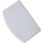 Scraper Bowl Dough Plastic White