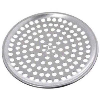 Assiette A Pizza En Aluminium, Perforée, 8 Po En Diamètre