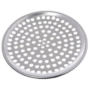 Pizza Pan, Aluminum, Perforated, 8" Diameter