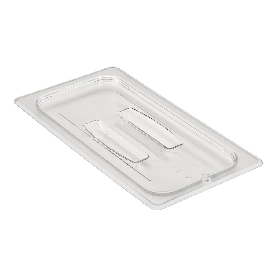 Cambro Camwear 30CWCH135 Transparent, Polycarbonate, Couvercle Plat (Grandeur 1/3)