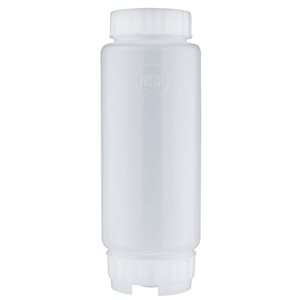 Squeeze Bottle, Clear, Plastic, 12 Oz ( 355 ML)