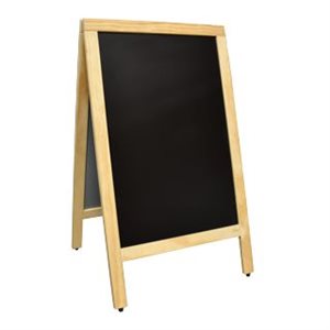 Menu Chalk Board, Natural Color, 33.5 x 19.75 x 1.75"