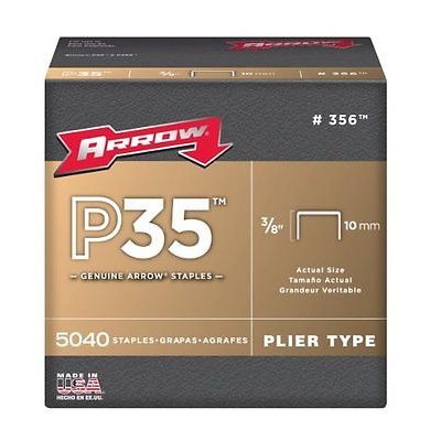 Agrafes, 3/8 Po (9Mm), En Acier, 5040 Agrafes/Boite, Modèle P35