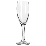 Drinking Glass, Flute Shaped, 6.75 Oz, "Teardrop"