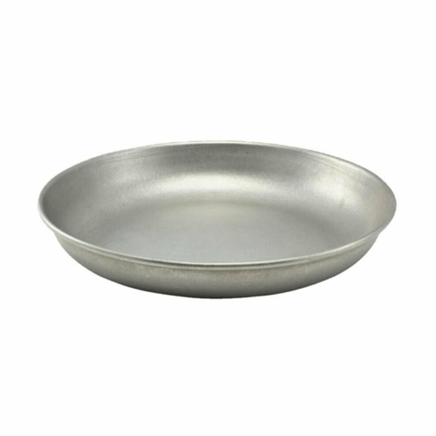 Coupe Plate 8" , Stainless Steel, Vintage