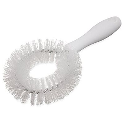 Brush (Vegetables), Stiff Polyester Bristles, White, 8.75", Sparta®