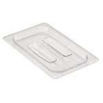 Cambro Camwear 40CWCH135 Clear, Polycarbonate, Flat Lid (1/4 Size)