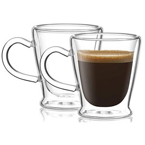 Tasses à espresso Thermax à double paroi (ens de 2)