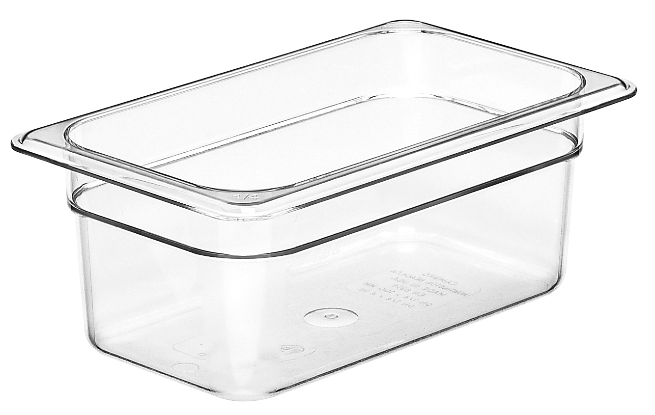 Cambro Camwear 44CW135 Food Pan (1/4 Size x 4")