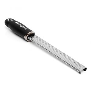 Zester/Grater, 12" Length, Black Handle, "Microplane Premium"