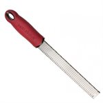 Zester/Grater, 12" Length, Red Handle, "Microplane Premium" Zester/Grater, 12" Length, Red Handle, "Microplane Premium"