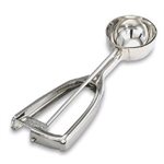 Disher, Size 8, "Squeeze Handle" Design, 4 Oz, Stainless Steel