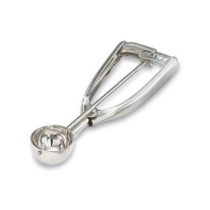 Disher, Size 20, "Squeeze Handle" Design, 1.5 Oz, Stainless Steel