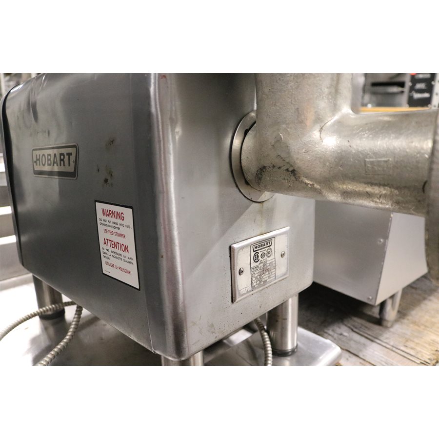 USED Commercial Meat Grinder Hobart 4822, #12 Hub