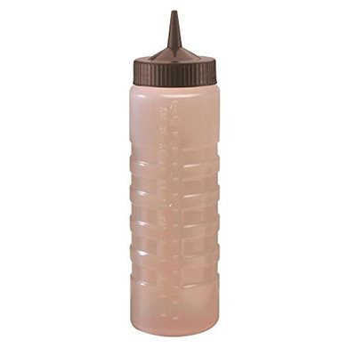 Squeeze Bottle w/Cap - Brown, 24oz