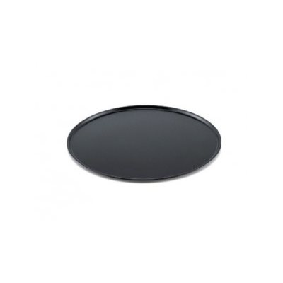 Pizza Pan, Traditional, Black Steel, 9" Diameter