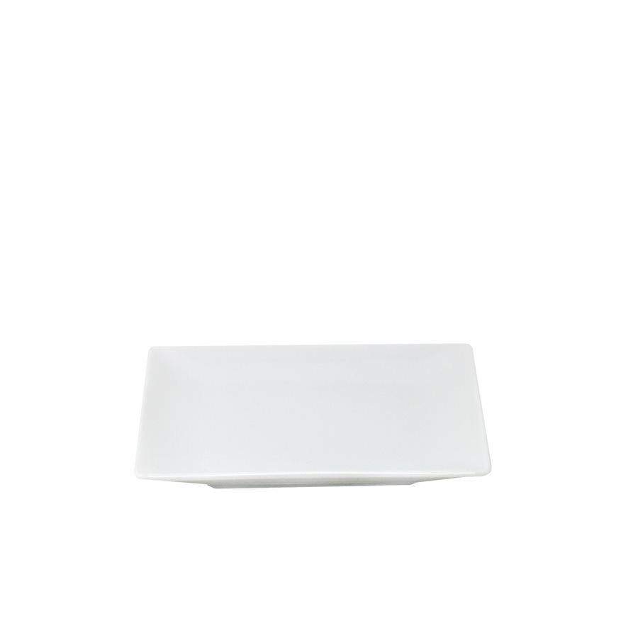 Assiette Carré Azia 6.4po. , Blanc