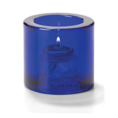 TeaLight Lamp, Thick Glass, Cobalt Blue