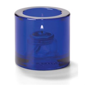 TeaLight Lamp, Thick Glass, Cobalt Blue