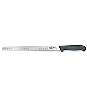 FIBROX® PRO - SLICING - STRAIGHT - 12" SALMON FLEXIBLE GRANTON BLADE 1" WIDTH AT HANDLE