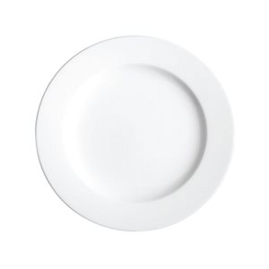 Assiette Ovale, Bord Large, 10 Po, "Polaris"