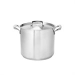 "Thermalloy" Deep Stock Pot 20 QT , Stainless Steel