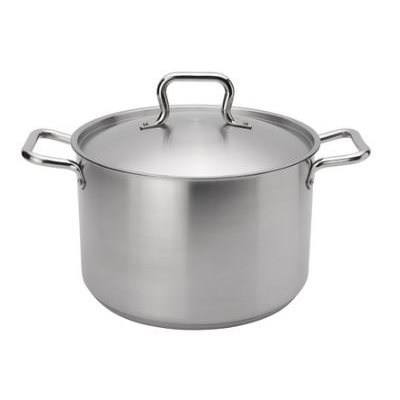 "Elements" Stainless Steel 12qt Stock Pot w/Lid