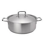 Casserole / Faitout "Elements" 14.2L en Acier Inox a/Couvercle