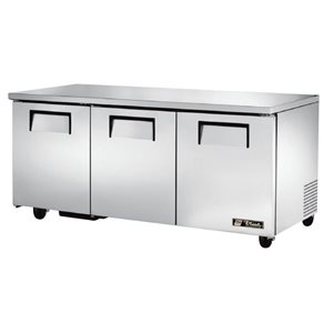 Serving Counter, Refrigerated, Stainless Steel, 72" Width