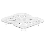 Cambro Camwear 60CWD135 Clear, Polycarbonate, Drain Tray (1/6 Size)