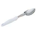 Louche/Cuillère Perforée, Manche Ergonomique, 14" (35CM), Blanc